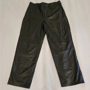 Banana Republic Pants Womens Size 29 Black Leather